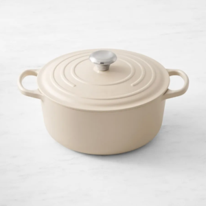 Round Cast Iron Pot With Superior Non-Stick Enamel Coating